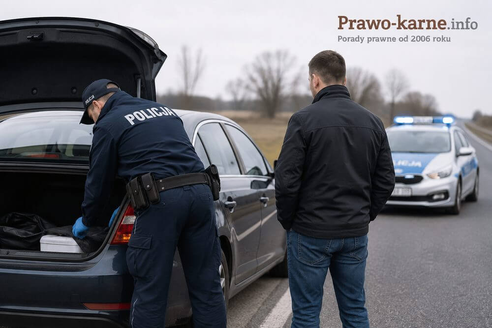 Kiedy policja może przeszukać samochód w poszukiwaniu narkotyków?